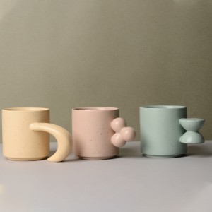 Factory Handmade Tumbler Cups Stacking Ceramic Mug