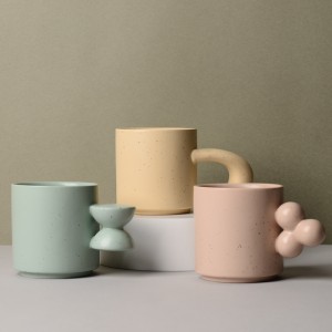 Factory Handmade Tumbler Cups Stacking Ceramic Mug