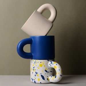 Factory Customised Glazed Handmade Ceramic Coffee Tea Mug