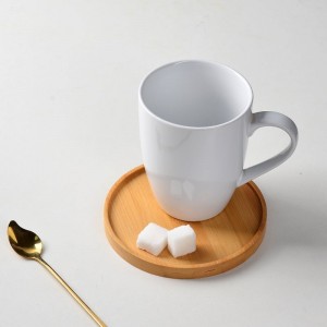 Glazed Custom Logo Ceramic Coffee Plain White Mugs