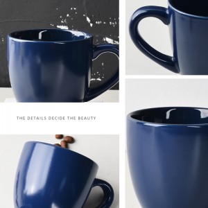 Kitchen and Home Decor Glazed Ceramic Mugs Cups for Coffee