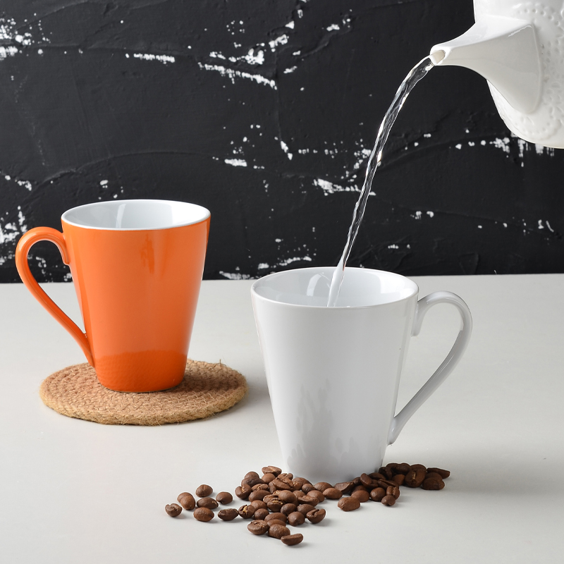 Manufacturer Glazed Cheap Ceramic Tumbler Coffee Mugs-1
