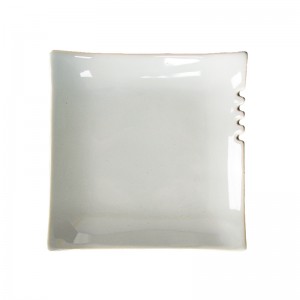 Ceramic Dinner Square Glazed Ceramics Plates Dinnerware Set for Restaurant