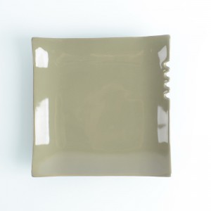 Ceramic Dinner Square Glazed Ceramics Plates Dinnerware Set for Restaurant