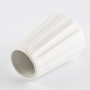 Modern 5.56 Inch Wedding White Ceramic Table Top Home Decor Vases