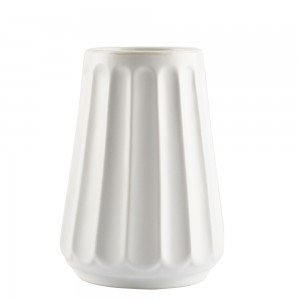 Modern 5.56 Inch Wedding White Ceramic Table Top Home Decor Vases
