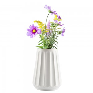 100% Original Candle Holders - Wholesale Modern 5.56 Inch Wedding White Ceramic Table Top Home Decor Vases – Yongsheng