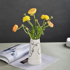Modern Decorative Novelty Cermaic Vase for Flower Arrangement