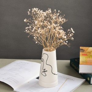 Modern Decorative Novelty Cermaic Vase for Flower Arrangement