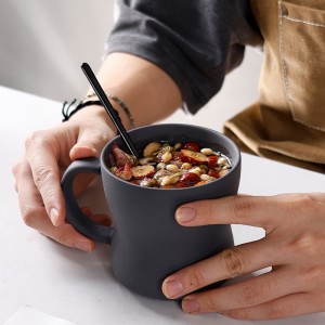 Luxury Black Clay Porcelain Plate Set