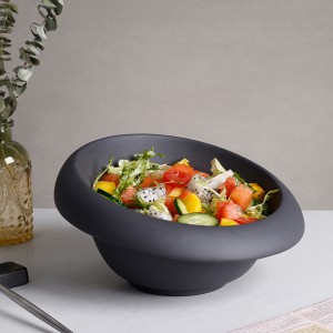 Luxury Black Clay Porcelain Plate Set