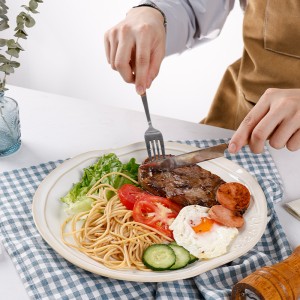 Modern Stoneware Dinnerware Plates and Dishes Set