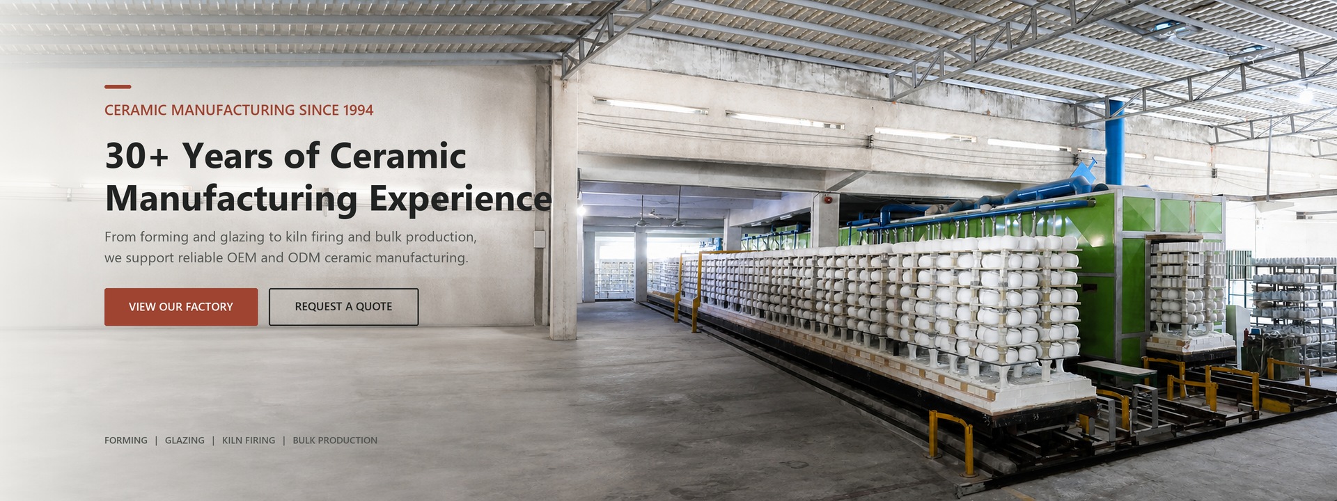 30+ Years of Ceramic Manufacturing Experience - YST Ceramics