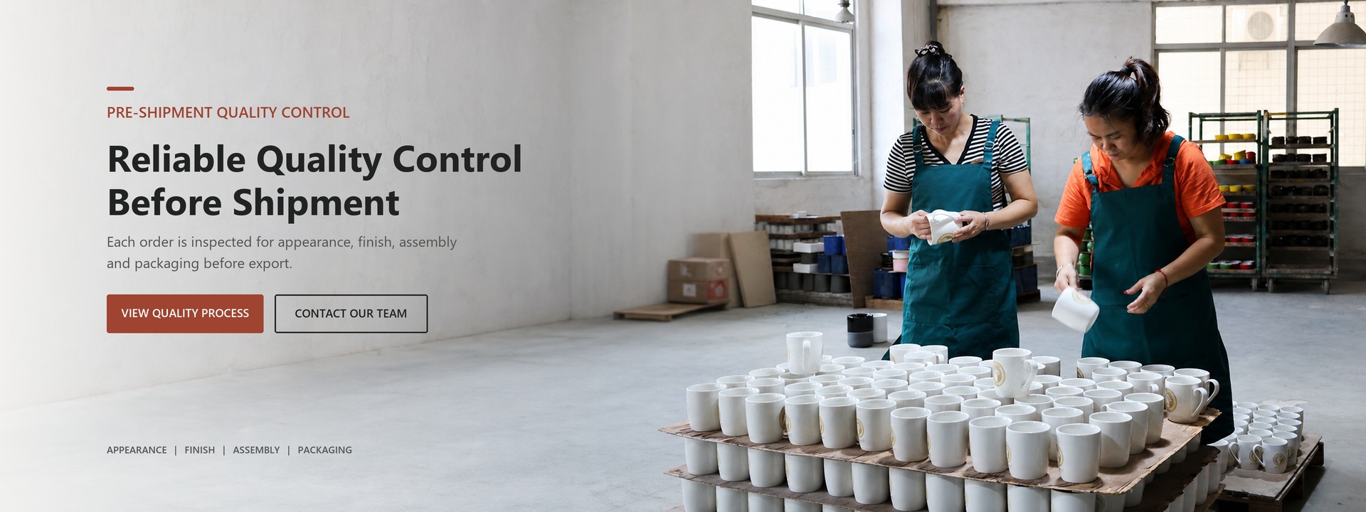 Reliable Quality Control Before Shipment - YST Ceramics